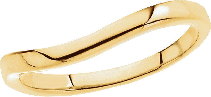 14K White Band