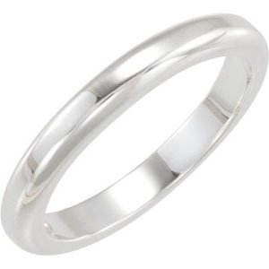 Sterling Silver Plain Stackable Ring