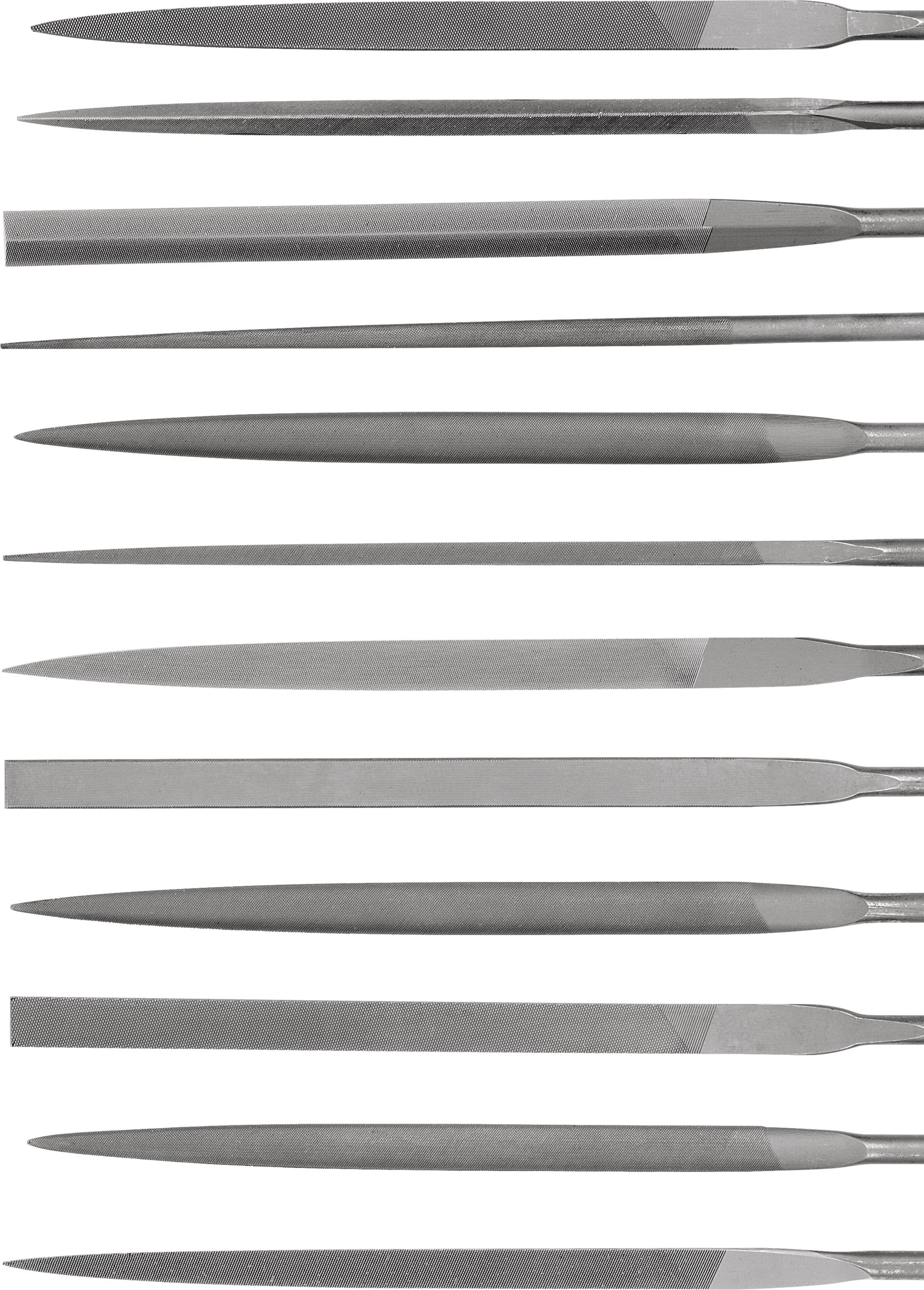 Grobet 6-Piece Swiss Pattern Needle File Set – Cut 4, 6-1/4″ Precision Files For Jewelry, Dies & Instrument Work