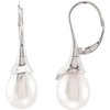 Sterling Silver Freshwater Cultured Pearl Earrings Ref. 3168581