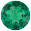 Round Lab-Grown Emerald