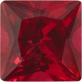 Square Lab-Grown Ruby
