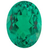 Oval Lab-Grown Emerald