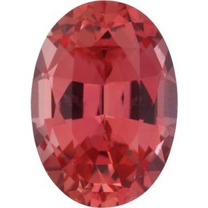Oval Lab Created Padparadscha Sapphire