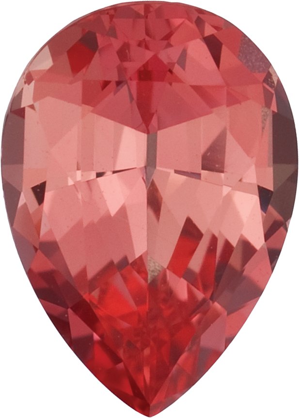 Pear Natural Padparadscha Sapphire (Notable Gems®)