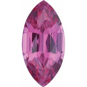 Marquise Lab-Grown Pink Sapphire