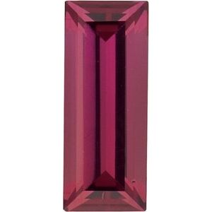 Straight Baguette Natural Purple Garnet (Notable Gems)