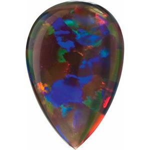 Pear Natural Gray Opal (Notable Gems)