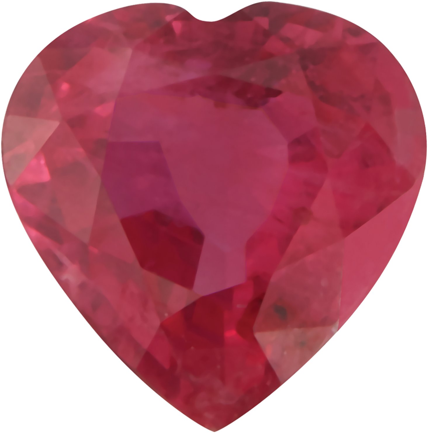 Heart on sale cut ruby