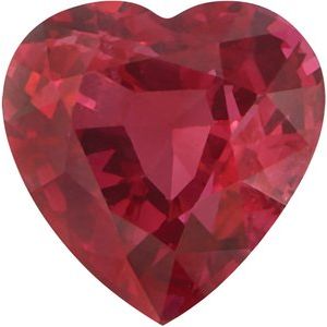 Heart Natural Ruby (Notable Gems)