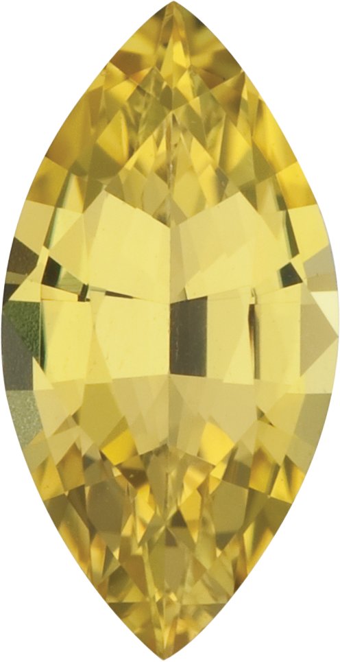 Marquise Natural Yellow Sapphire