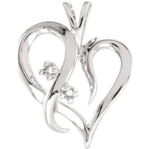 Accented Heart Pendant