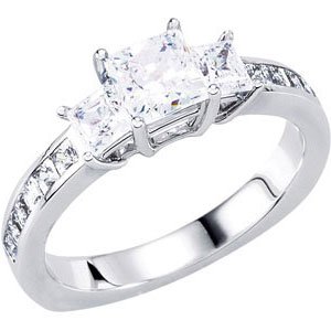 Platinum .50 CTW Diamond Curved Band Ref 3672795