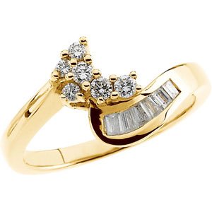 18K Yellow .33 CTW Diamond Band Ref 3225679