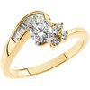 14K Yellow .625 CTW Diamond Engagement Ring Ref 261227