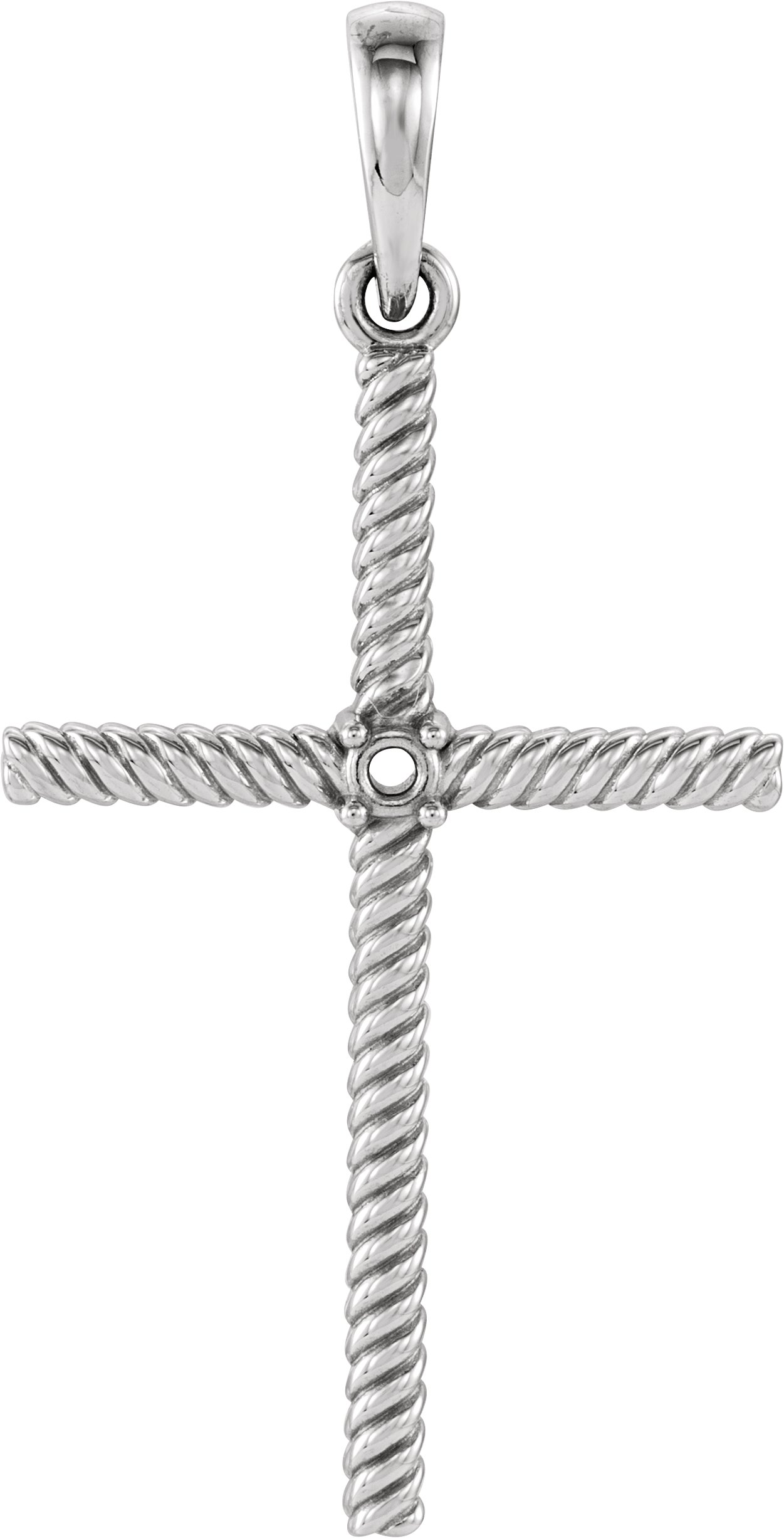 Rope Cross Pendant