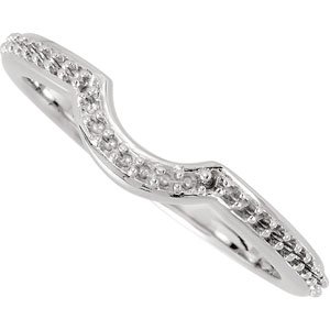 Pavé-Style Accented Engagement Ring or Band