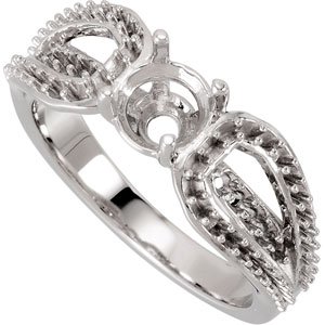 Accented Engagement Ring or Band