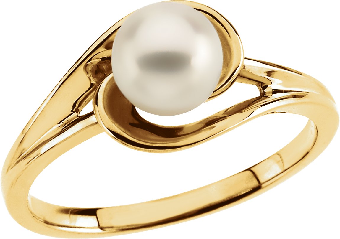 Cultured Pearl Ring 6mm Ref 690526