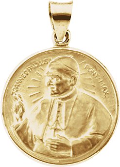 Hollow Pope John Paul II Medal 20.75mm Ref 783933