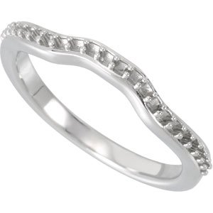 Accented Engagement Ring or Band