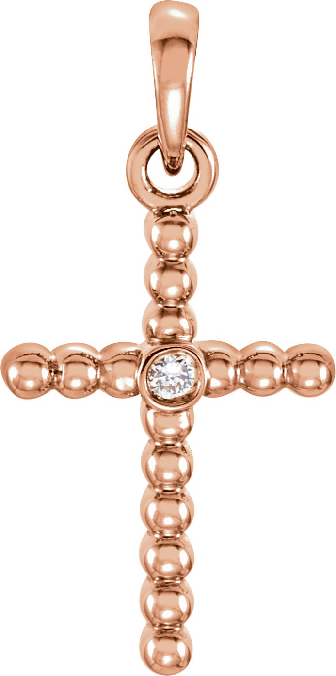 Beaded Cross Pendant