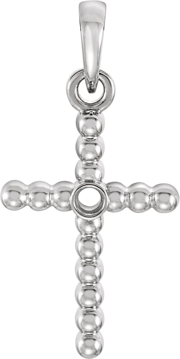 Beaded Cross Pendant