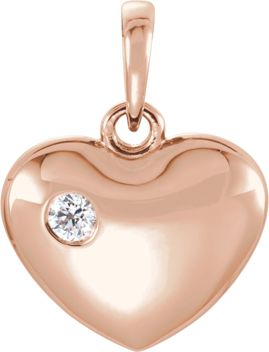 Engravable Heart Pendant