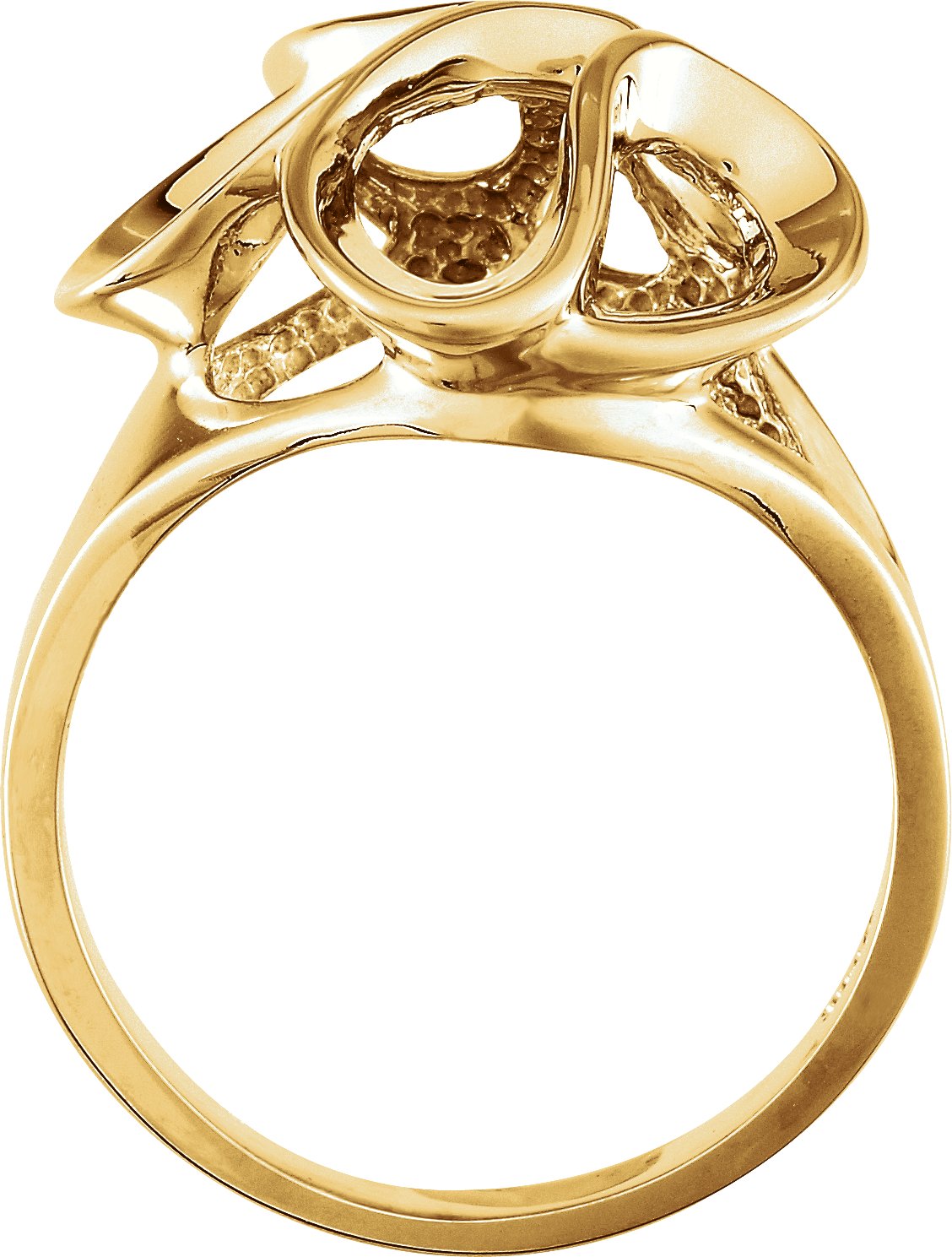 14K Yellow Freeform Ring 