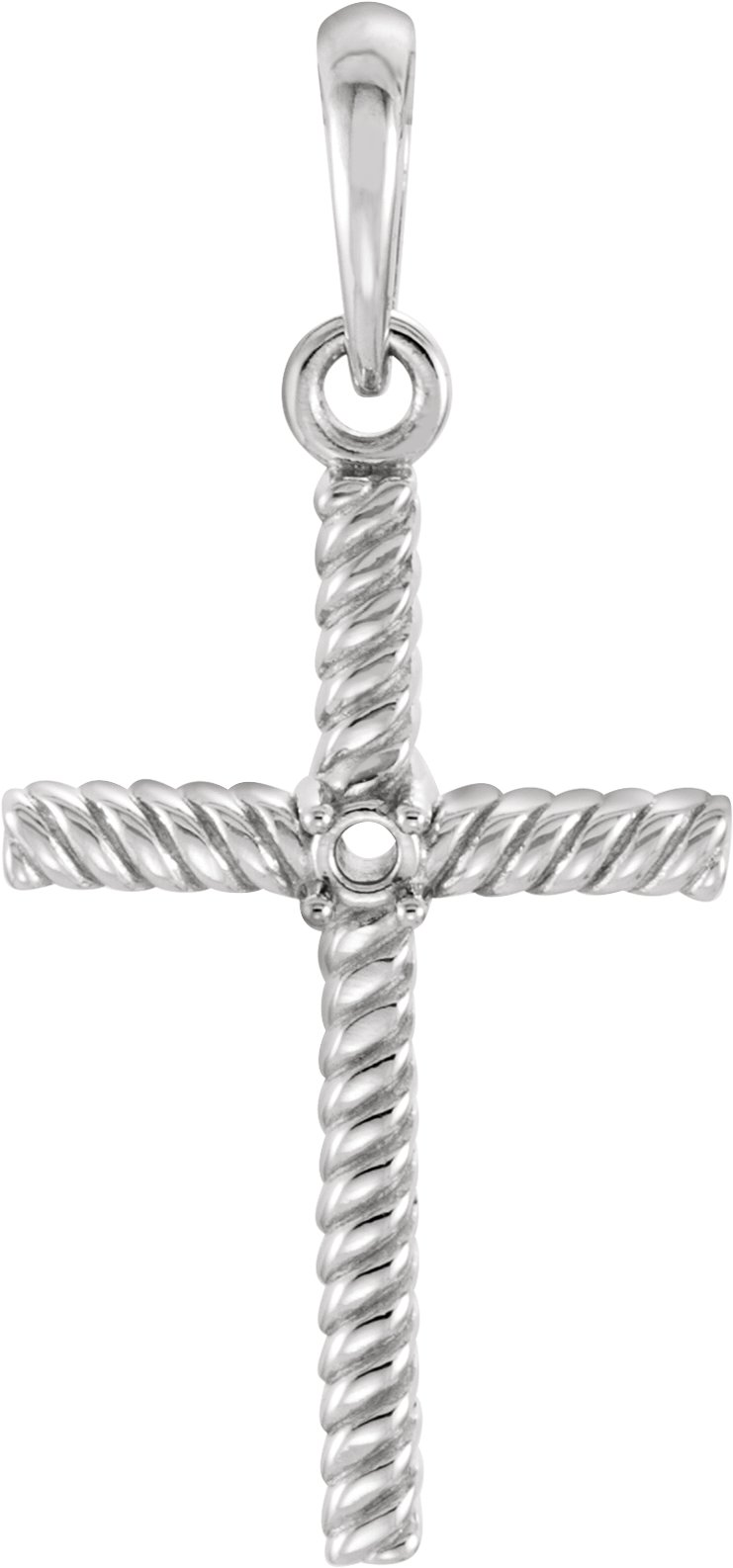Rope Cross Pendant