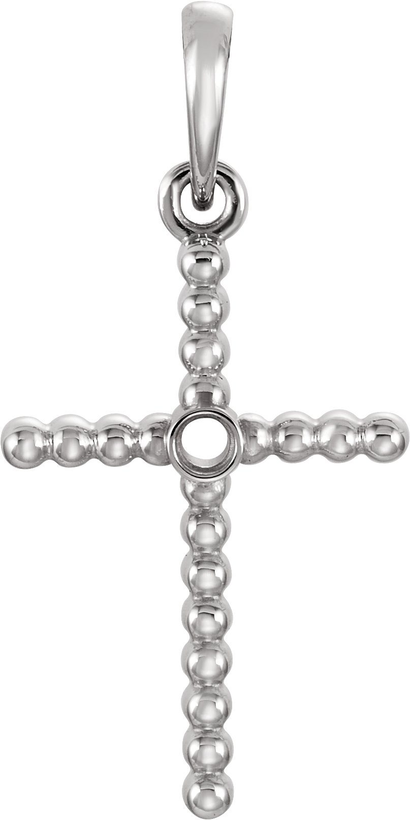 Beaded Cross Pendant