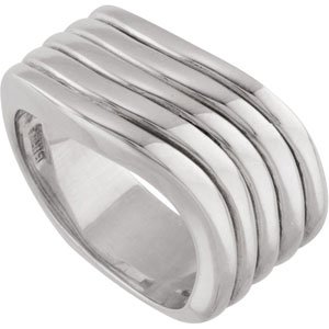 Sterling Silver Fashion Ring Size 6