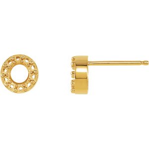 Halo-Style Cluster Earrings