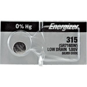 Energizer® 315 0% Mercury Watch Battery 