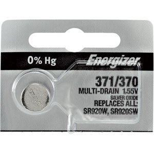 Energizer® 371-370 0% Mercury Watch Battery 