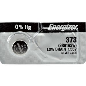 Energizer® 373 0% Mercury Watch Battery 