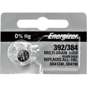 Energizer® 392-384 0% Mercury Watch Battery