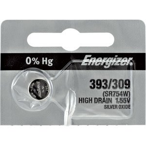 Energizer® 393-309 0% Mercury Watch Battery