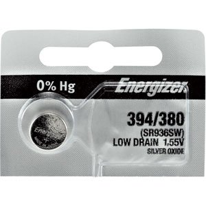 Energizer® 394-380 0% Mercury Watch Battery