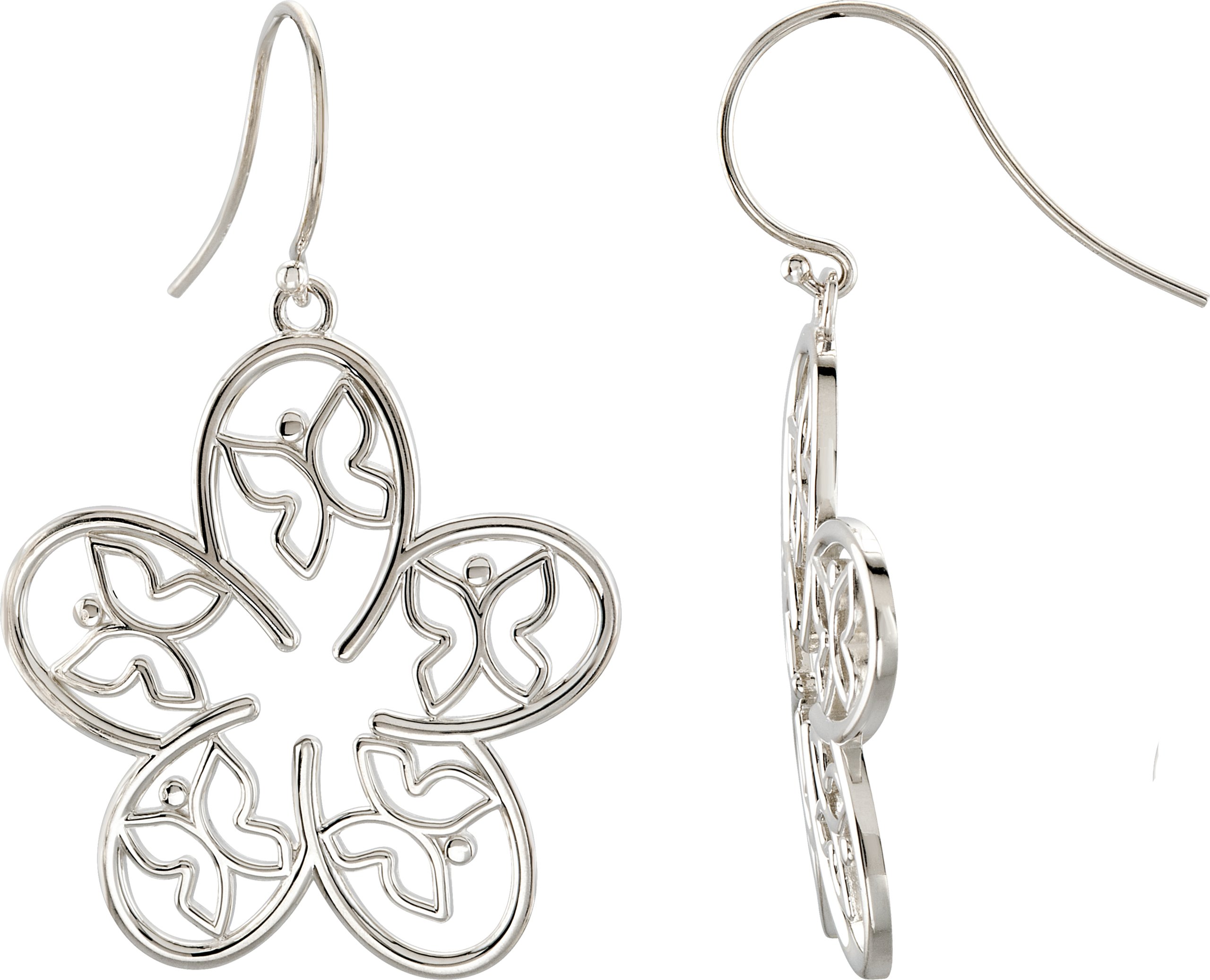 Flower & Butterfly Earrings