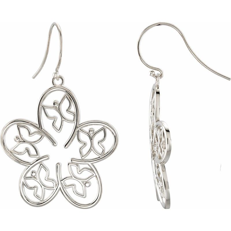 Flower & Butterfly Earrings