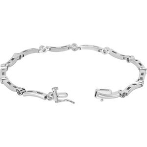 Sterling Silver 2.2 mm Round Line 7