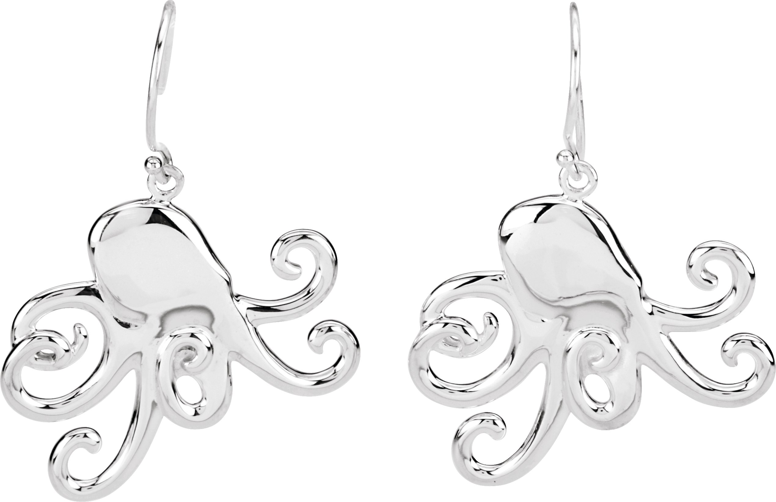 Octopus Earrings view 2