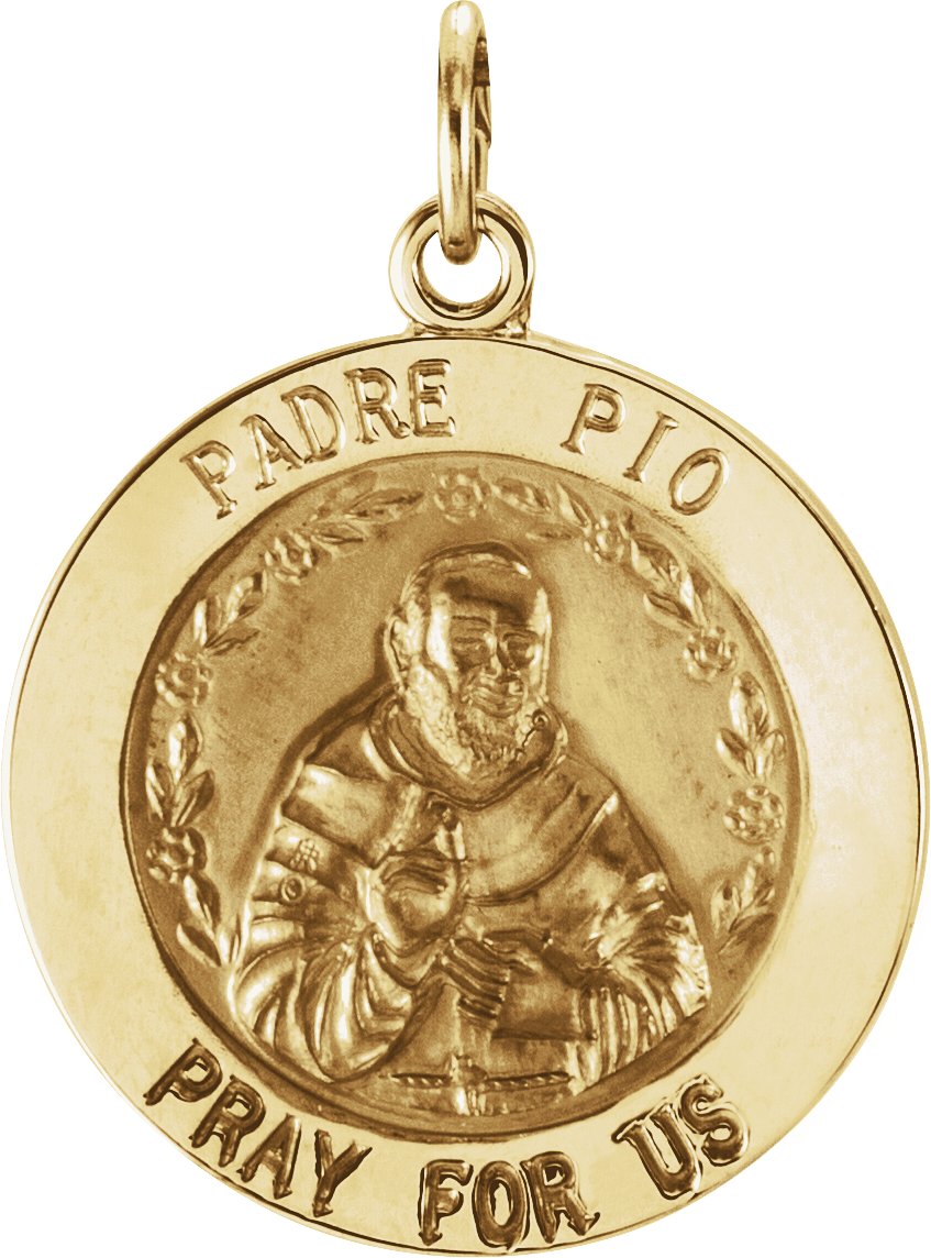 St. Padre Pio Medal 18.5mm Ref 639996