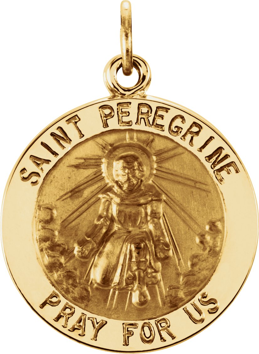 St. Peregrine Medal Necklace or Pendant