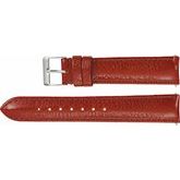 Men's Leather Nappa Platinum Padded Watch Band