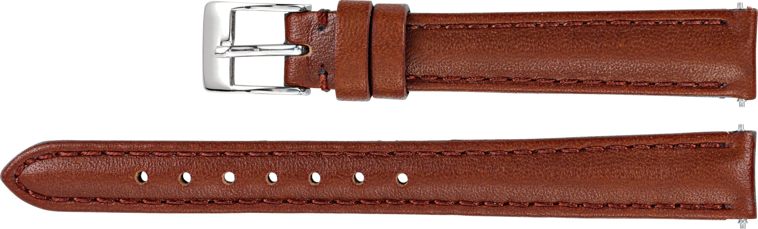 Leather Water-Resistant Padded Watch Band