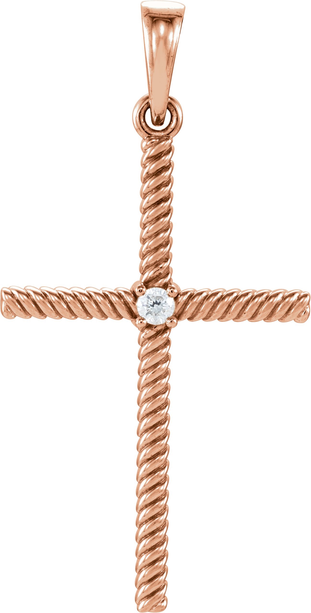 Rope Cross Pendant
