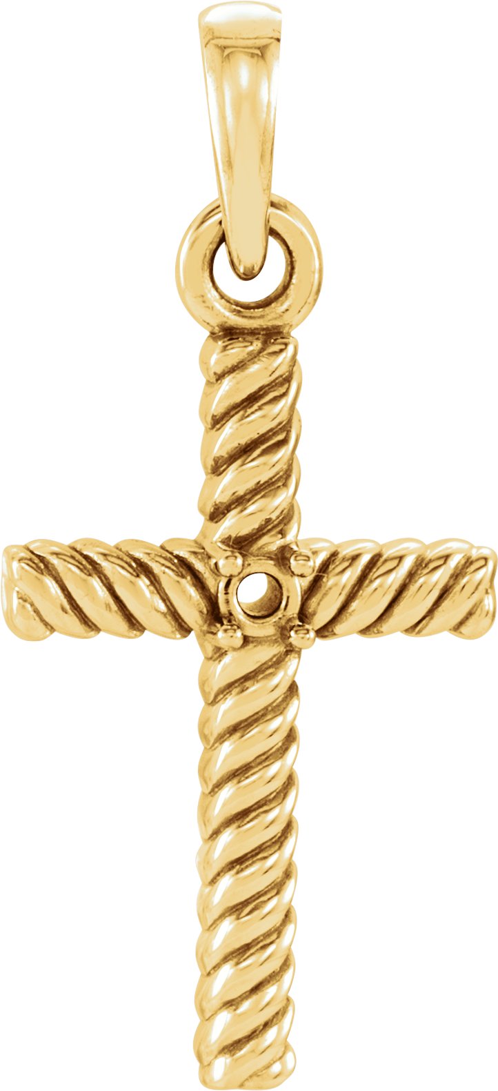 Rope Cross Pendant