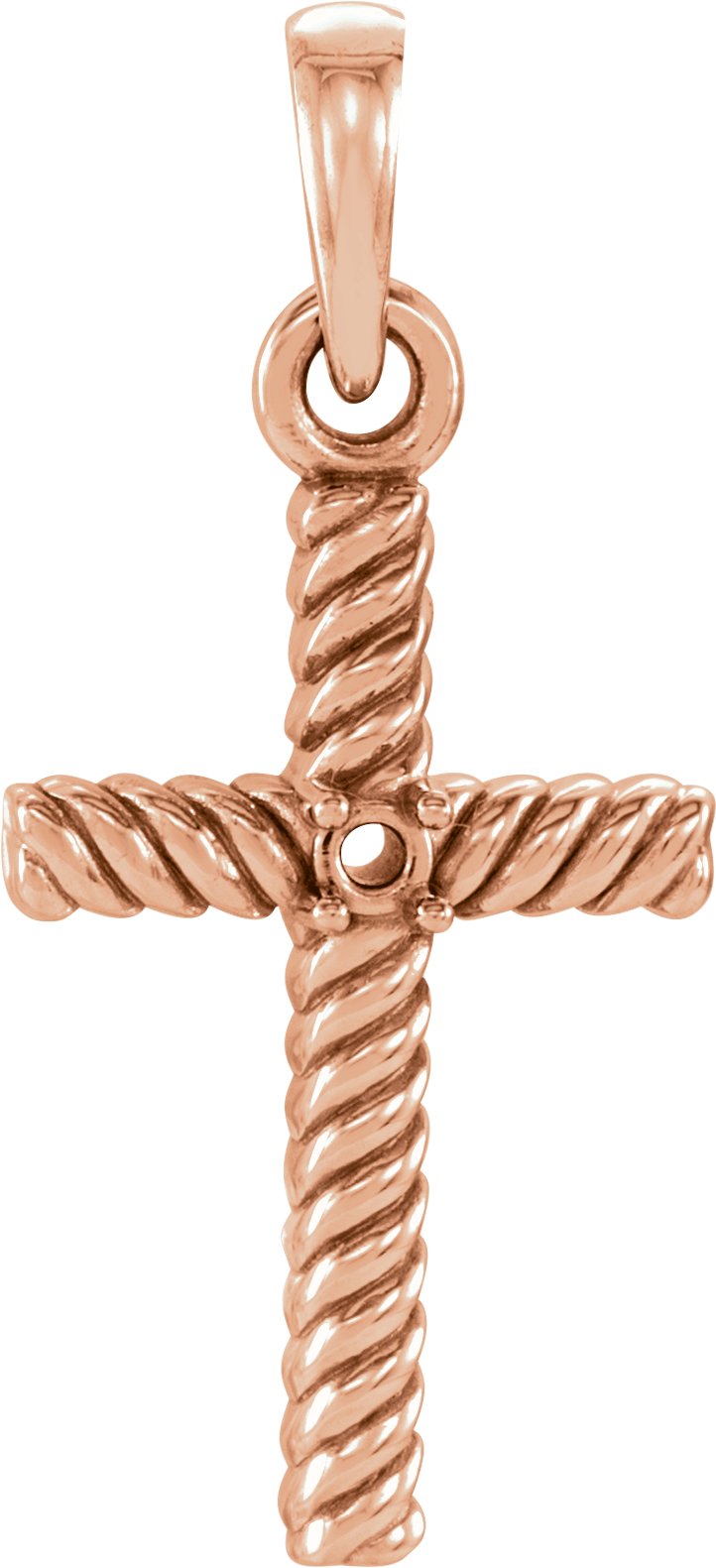 Rope Cross Pendant
